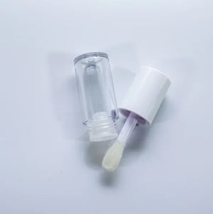 Custom 5ml Unique Shape ABS Plastic Lip Gloss Tube Empty Cosmetic Container