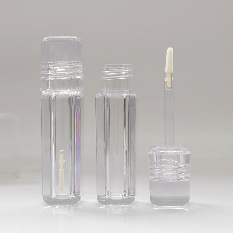 6ml PETG Ultra-Heavy Wall Curved Empty Tube with Doe-Foot Applicator for Lip Oil and Highlighter