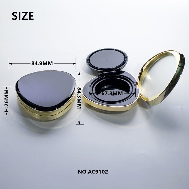 Triangular Air Cushion Case - Compacts & Palettes