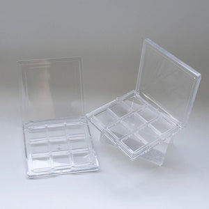 Slim Transparent 9 - Pan Eyeshadow Palette | Clear AS Makeup Case - Compacts & Palettes