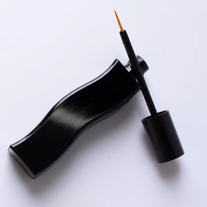 Custom 10.5ml Unique Wave Shape ABS Plastic Eyeliner Tube Empty Cosmetic Packaging