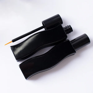 Custom 10.5ml Unique Wave Shape ABS Plastic Eyeliner Tube Empty Cosmetic Packaging