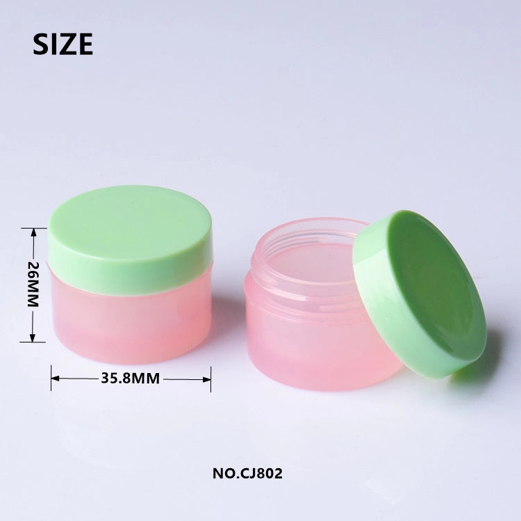 8g Mini Frosted PP Cosmetic Jar for Samples and Lip Balms - Customizable Colors and Matte Finish Wholesale