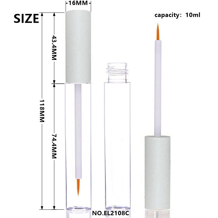 10ml Large Capacity Eyeliner Tube Wholesale with Matte Grey Cap for Value Lash Products