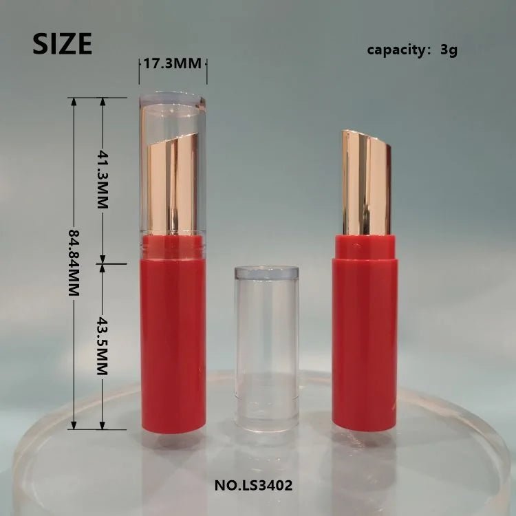 Luxury Custom Printed Lipstick Case | Unique Shape ABS Packaging - Lipstick