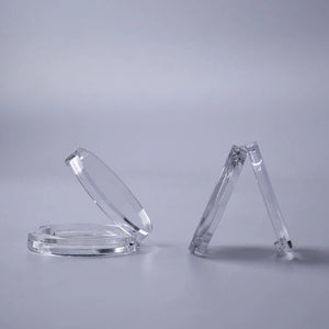 Luxury Transparent Refillable Palette | Custom Eyeshadow Case with Mirror - Compacts & Palettes