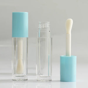 Custom 4.5ml Round ABS Plastic Lip Gloss Tube Empty Cosmetic Packaging Container