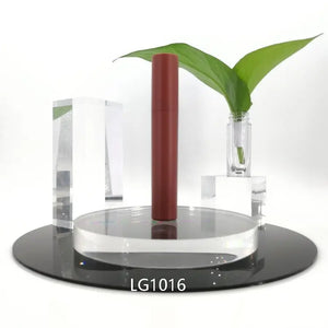 Custom 5ml Unique Shape ABS Plastic Lip Gloss Tube Empty Container For Cosmetic Packaging