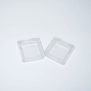 Ultra - Slim Square Cosmetic Compact | Recyclable PS Single Pan Case - Compacts & Palettes