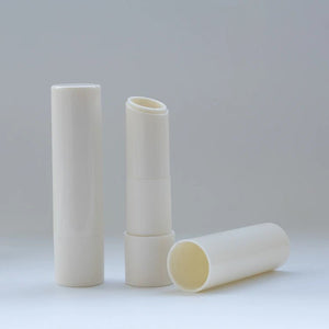 Classic White Round Lipstick Tube Container for Private Label Cosmetics - Lipstick