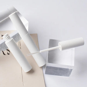 Custom Color Round 5ml Empty Mascara Tube Matte Black White ABS Cosmetic Packaging Wholesale