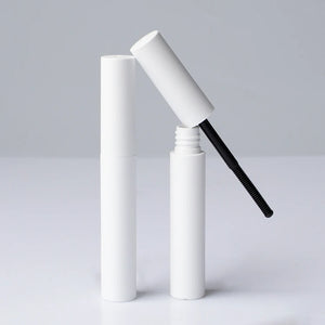 Custom Color Round 5ml Empty Mascara Tube Matte Black White ABS Cosmetic Packaging Wholesale