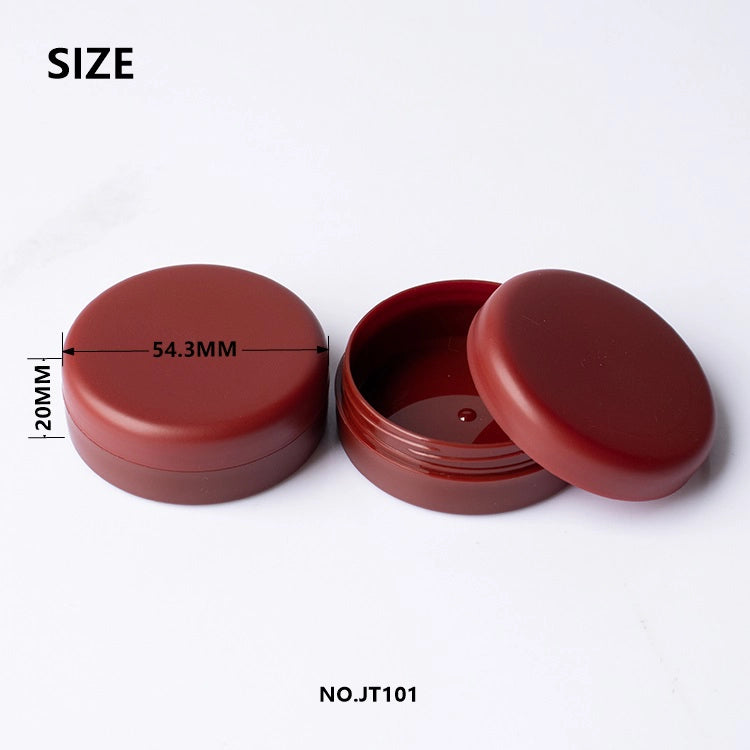 15g Low-Profile Circular Matte Cosmetic Jar with Wide Mouth for Hair Pomade and Lip Mask Branding