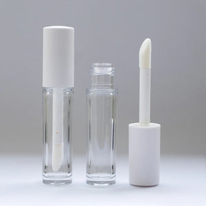LG004 7ml premium heavy-wall cylindrical PETG lip gloss tube for clean beauty brands minimalist cosmetic packaging