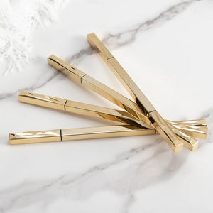 Luxury Square Slim Empty Eyebrow Pencil Tube Airtight ABS Cosmetic Packaging Wholesale