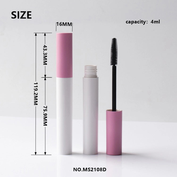 4ml Slender Opaque White Mascara Tube Wholesale with Different sizes for Sensitive Lash Serum