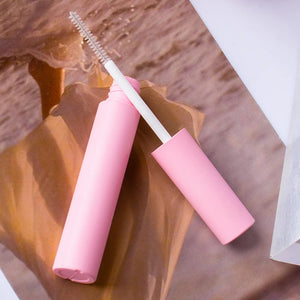 Custom Color Round 5ml Empty Mascara Tube Matte Black White ABS Cosmetic Packaging Wholesale