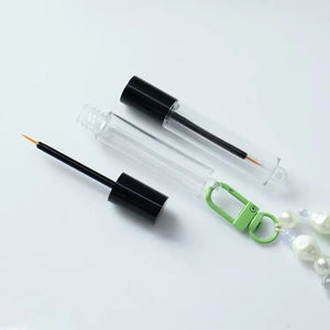 Custom 4.5ml Round PETG Plastic Liquid Eyeliner Tube Empty Cosmetic Packaging Container