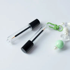 Custom 4.5ml Round PETG Plastic Liquid Eyeliner Tube Empty Cosmetic Packaging Container