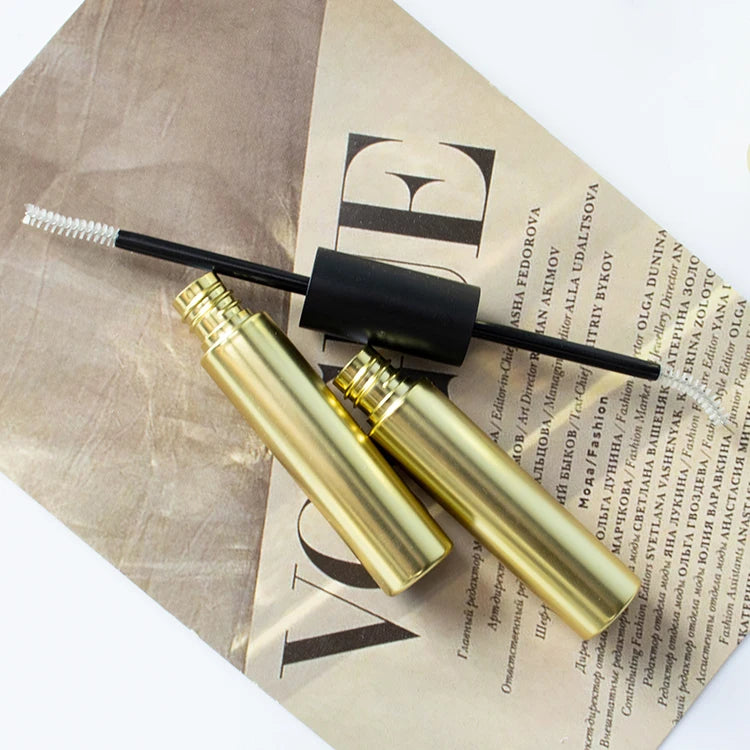 Dual Ended 2-in-1 Empty Mascara Tube Custom Color ABS PETG Cosmetic Packaging Wholesale