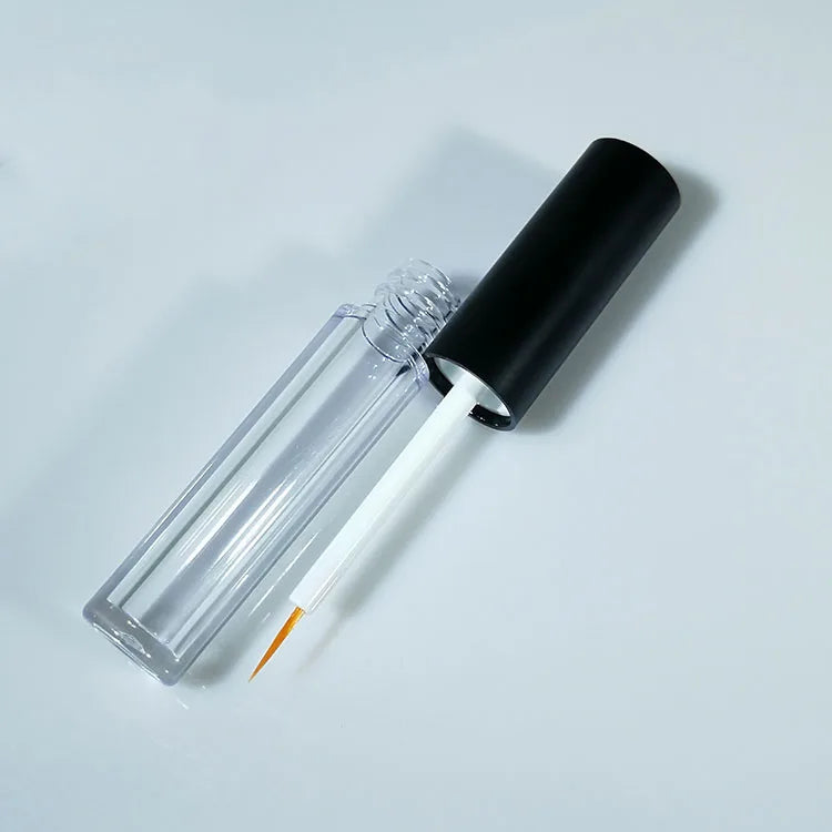 Custom 3.5ml Simple Tall Thin ABS Plastic Eyeliner Tube Empty Cosmetic Packaging Container