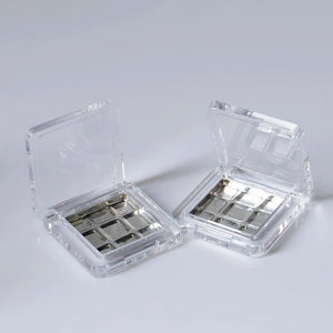Ultra - Slim Square Cosmetic Compact | Recyclable PS Single Pan Case - Compacts & Palettes