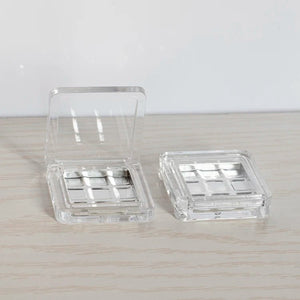 Ultra - Slim Square Cosmetic Compact | Recyclable PS Single Pan Case - Compacts & Palettes