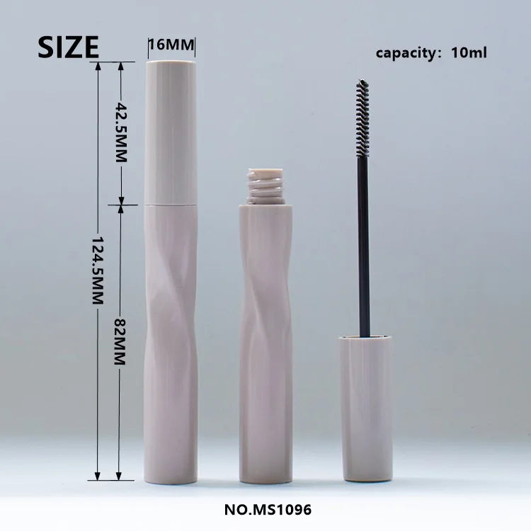Unique Irregular Shape 10ml Empty Mascara Tube ABS Custom Cosmetic Packaging Wholesale