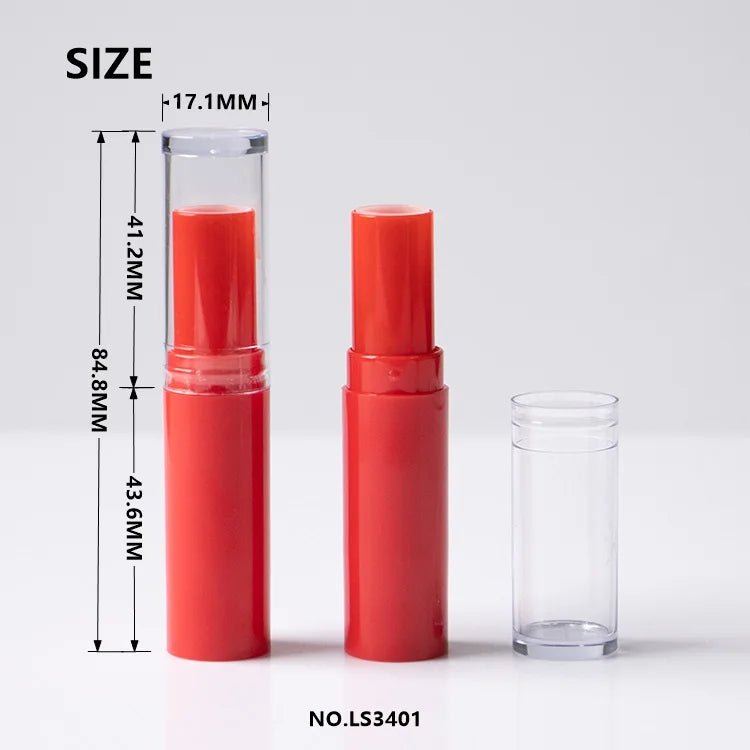 Fancy Round ABS Lipstick Case | Luxury Custom Cosmetic Tube - Lipstick
