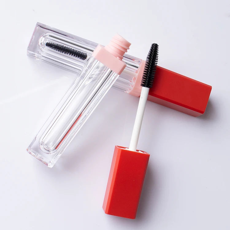 New Square 6.5ml Empty Mascara Tube ABS Plastic Custom Cosmetic Packaging Wholesale