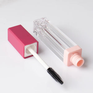 New Square 6.5ml Empty Mascara Tube ABS Plastic Custom Cosmetic Packaging Wholesale