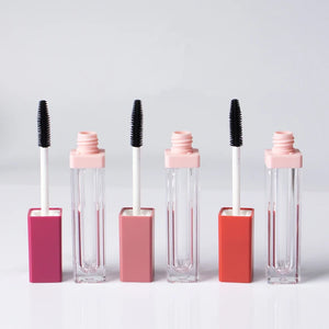 New Square 6.5ml Empty Mascara Tube ABS Plastic Custom Cosmetic Packaging Wholesale