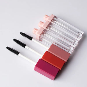 New Square 6.5ml Empty Mascara Tube ABS Plastic Custom Cosmetic Packaging Wholesale