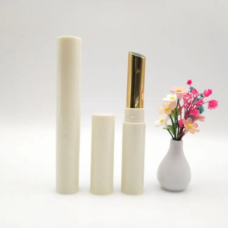 Luxury Slim 2g Tall Round Lipstick Tube Container for Makeup Lines - Lipstick