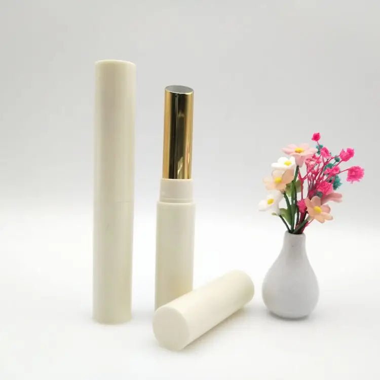 Luxury Slim 2g Tall Round Lipstick Tube Container for Makeup Lines - Lipstick