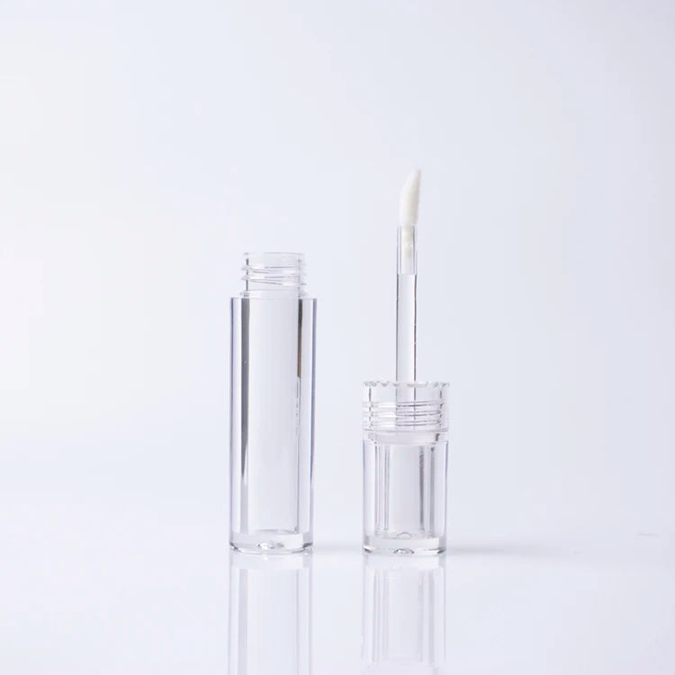 Clear Round Lip Gloss Tube | 3.5ml Custom Wand Container