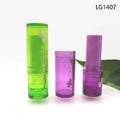 Crystal Clear Round Lipstick Tube Container for Color Cosmetics - Lipstick