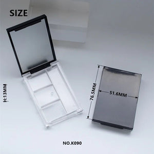 Square 4 - Pan Eyeshadow Palette with Brush Slot | Custom ABS Case - Compacts & Palettes