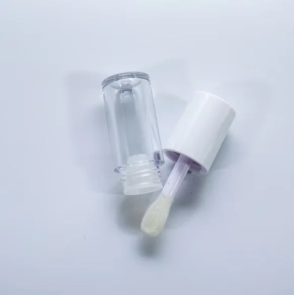 Custom 5ml Unique Shape ABS Plastic Lip Gloss Tube Empty Cosmetic Container