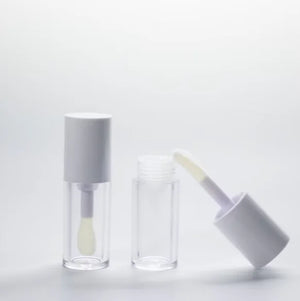 Custom 5ml Unique Shape ABS Plastic Lip Gloss Tube Empty Cosmetic Container