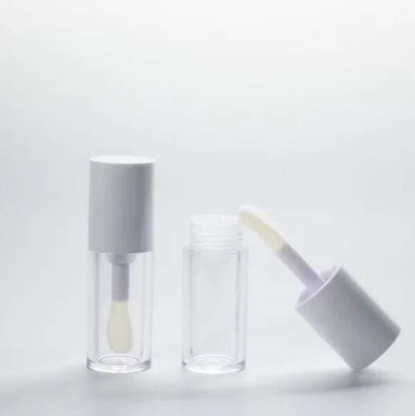 Custom 5ml Unique Shape ABS Plastic Lip Gloss Tube Empty Cosmetic Container