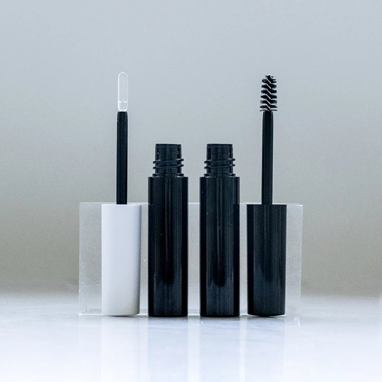 Premium 5ml Round PETG Empty Mascara Tube Custom Cosmetic Packaging Wholesale