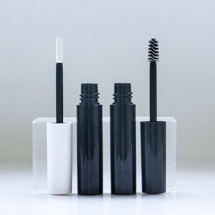 Custom 5ml Round PETG Plastic Lip Gloss Tube Empty Cosmetic Packaging Container Supply