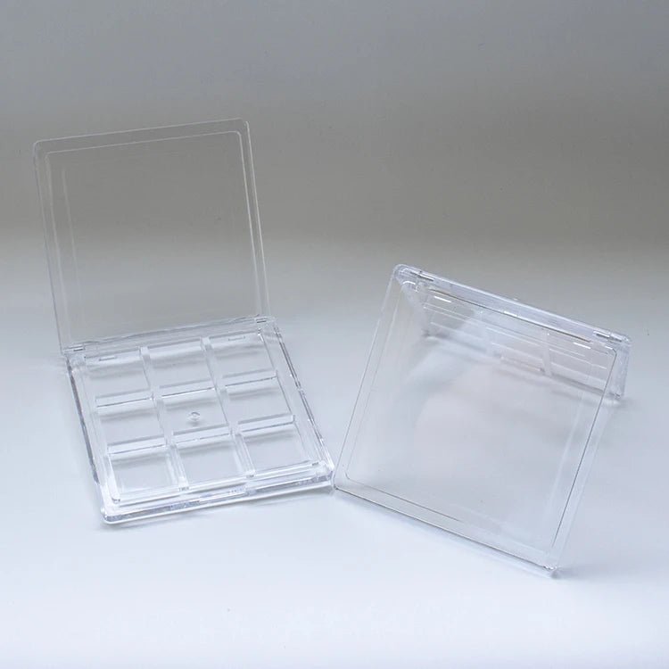 Slim Transparent 9 - Pan Eyeshadow Palette | Clear AS Makeup Case - Compacts & Palettes