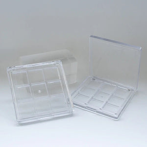 Slim Transparent 9 - Pan Eyeshadow Palette | Clear AS Makeup Case - Compacts & Palettes