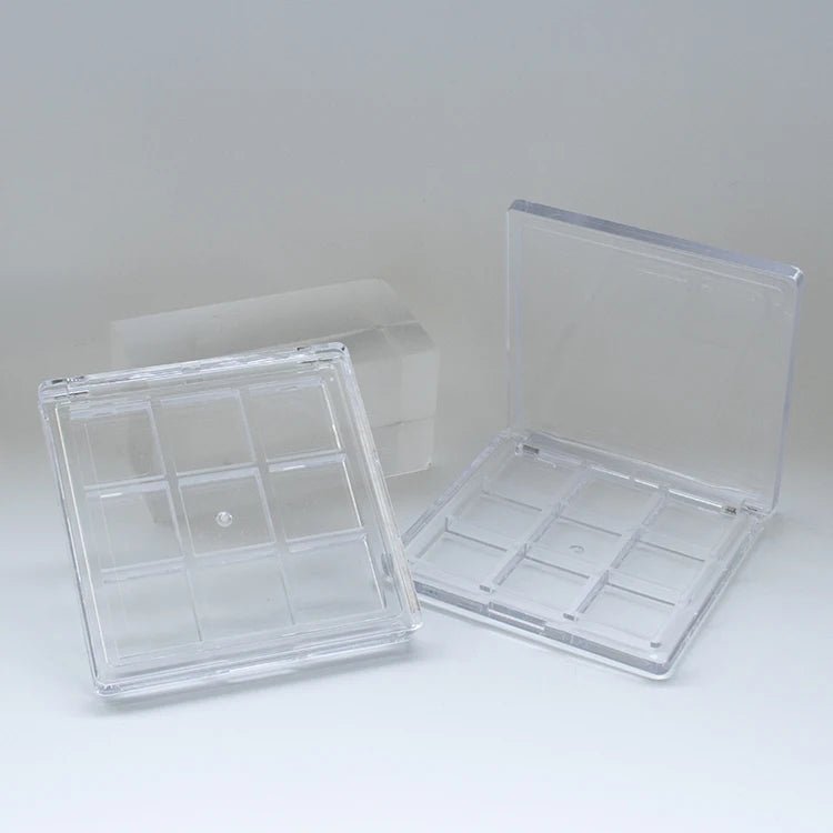 Slim Transparent 9 - Pan Eyeshadow Palette | Clear AS Makeup Case - Compacts & Palettes
