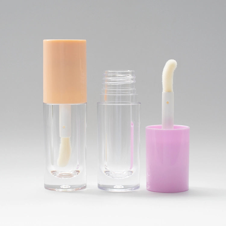 6ml Premium Thick-Wall PETG Lip Gloss Oil Bottle with Over-sized Flocked Brush