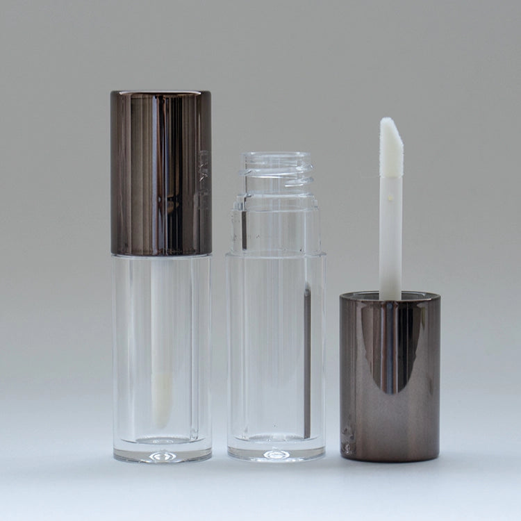 4ml Premium Thick-Wall Clear Plastic Lip Gloss Tube with Custom Logo for Liquid Blusher