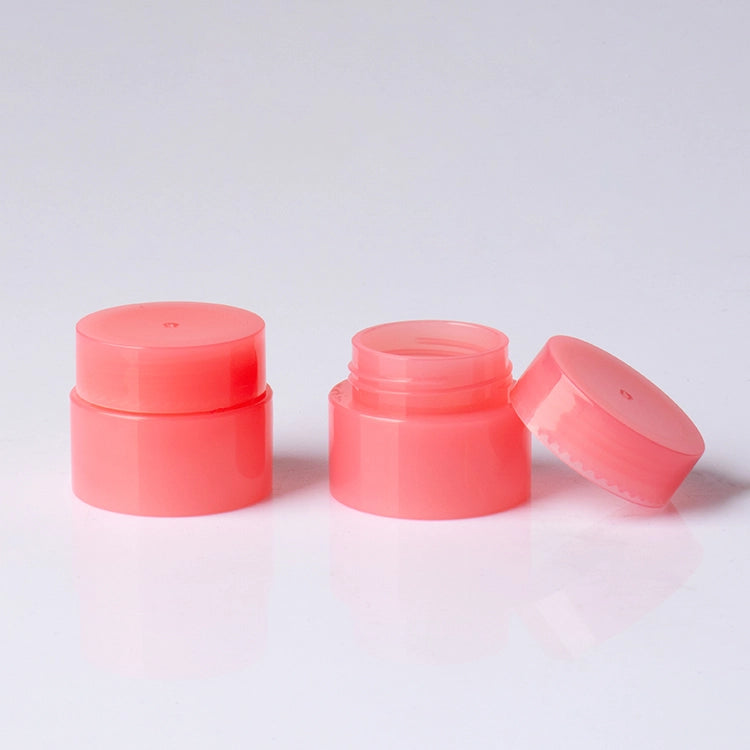 6克迷你PP化妝品乳霜罐，帶弧形內底，適用於唇膜和眼霜樣品，可訂製顏色