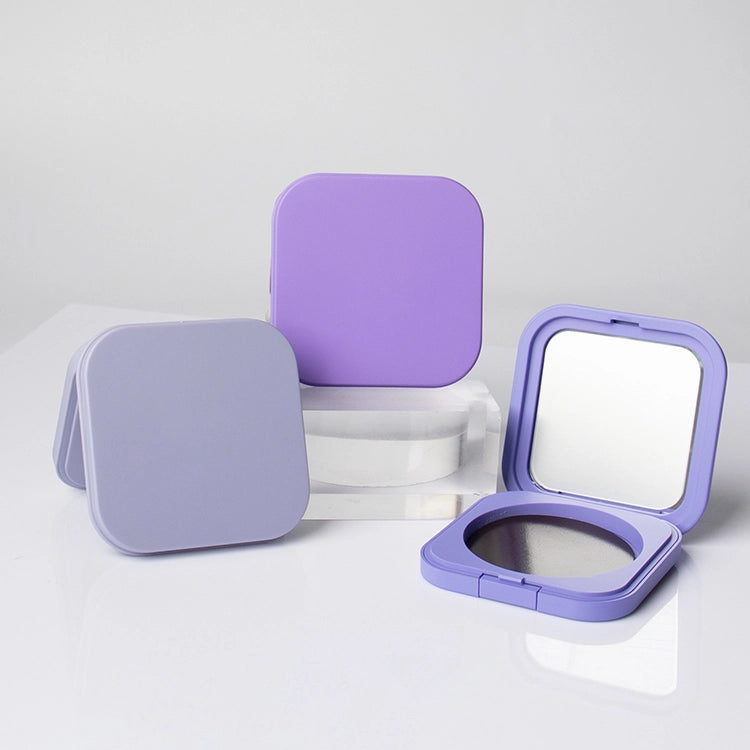 9-13g Slim Squircle Compact Case with Premium Magnetic Closure and High-Definition Glass Mirror